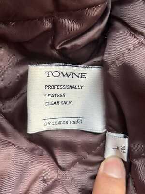VTG Towne London Fog Men's Large Leather Bomber Jacket | eBay VTG Towne London Fog Men's Large Leather Bomber Jacket | eBay