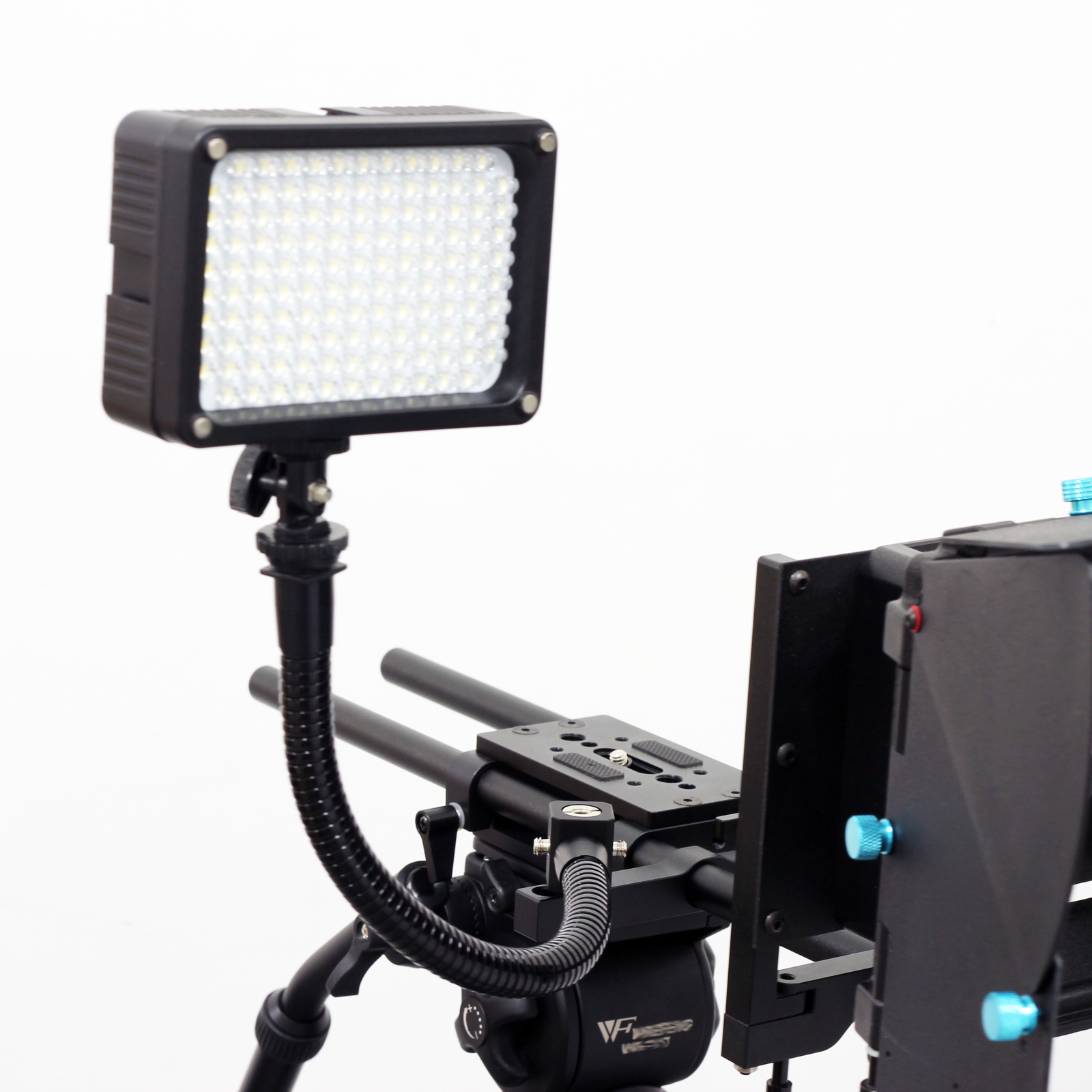 1/4" Flexible Snake Arm 15cm Long Extension Mount fr Camera Rig LED