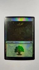 MTG Innistrad Crimson Vow Forest Land Foil #402 Magic the Gathering