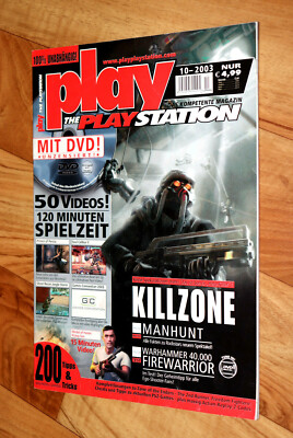 Playstation Magzine Killzone Soulcalibur 2 Dark Chronicle Siren Medal of Honor