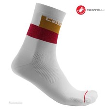 NEW Castelli BLOCCO 15 Cycling Socks : IVORY ...