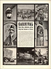 1946 article Traveling with  Craft's 20 Big Shows CARNIVAL on West Coast  112721