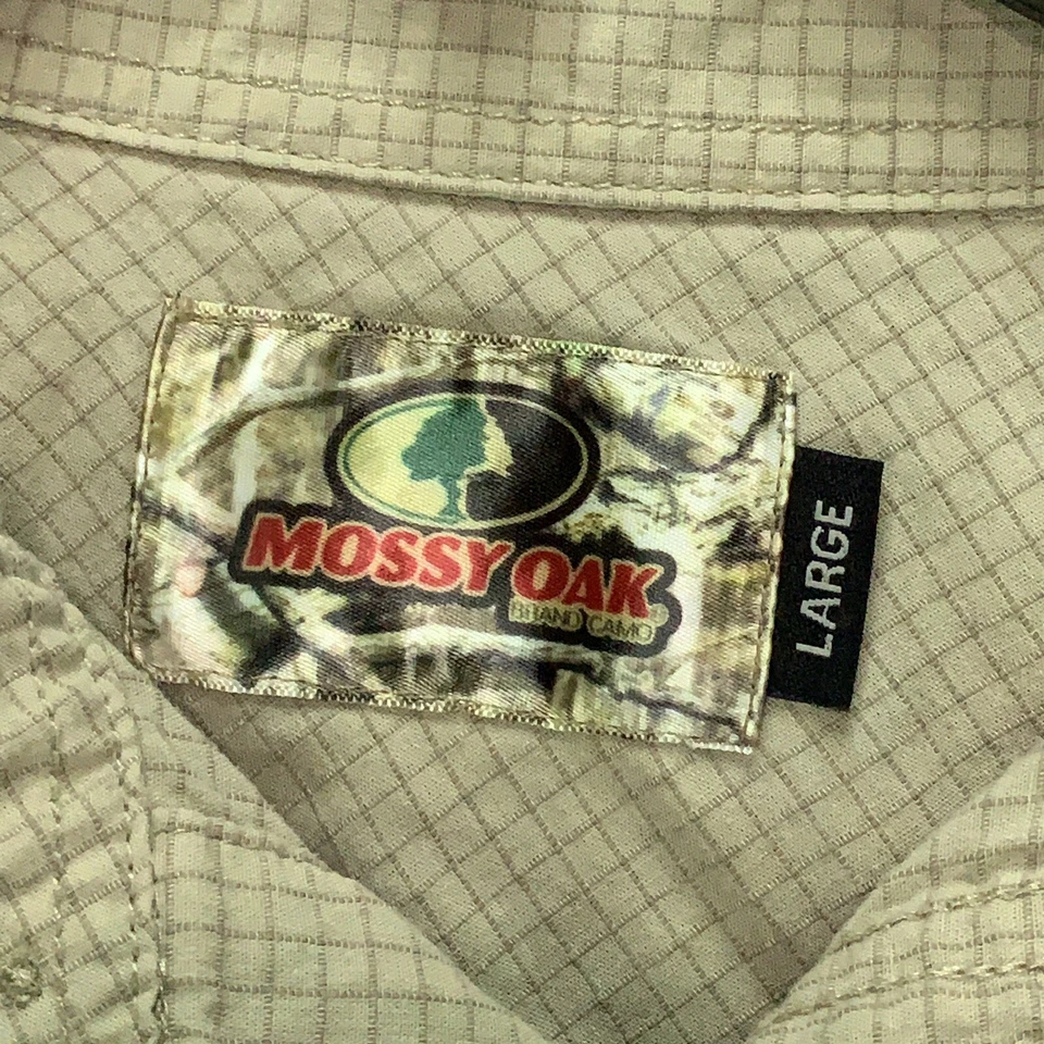 Mossy Oak Shirt Men's Beige Large Brand Camo - Image 4 of 4