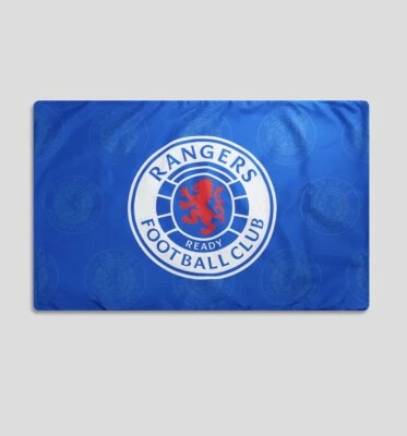 Official Glasgow Rangers FC 2x Pack Pillow Cases Brand New