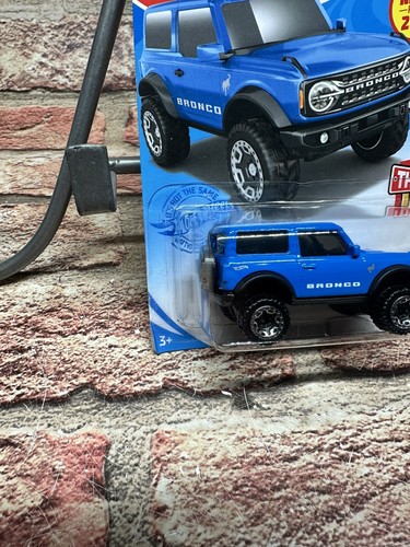 2021 🔥HOT WHEELS 🛞 '21 FORD BRONCO 3/10 THEN AND NOW 100/250 BLUE - Picture 5 of 11