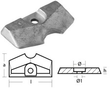 PLACCHETTA PER YAMAHA MALTA 3,5 HP MAGNESIO ACCESSORI NAUTICA