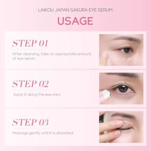 Eye Serum Wrinkle Reducer Bright Under Eye Reduce Dark Circles Firming Hydrating - Picture 8 of 10