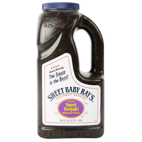  Sweet Baby Ray's 0.5 Gallon Sweet Teriyaki Wing Sauce and Glaze