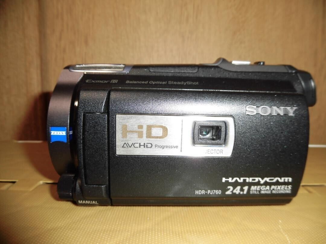 SONY PJ760V Video Camera Handycam Built-in Memory 96GB Black HDR-PJ760V  Japan