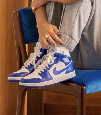 air jordan 1 mid kentucky women's