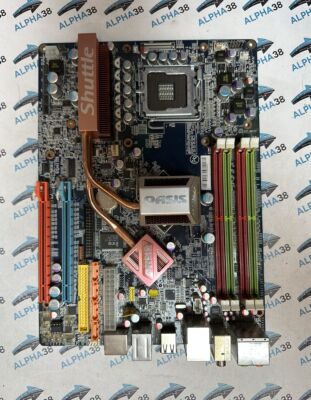 Shuttle FX38(S5111) V1.5 Intel X38 4x DDR2 Ram Sockel 775  Desktop Mainboard