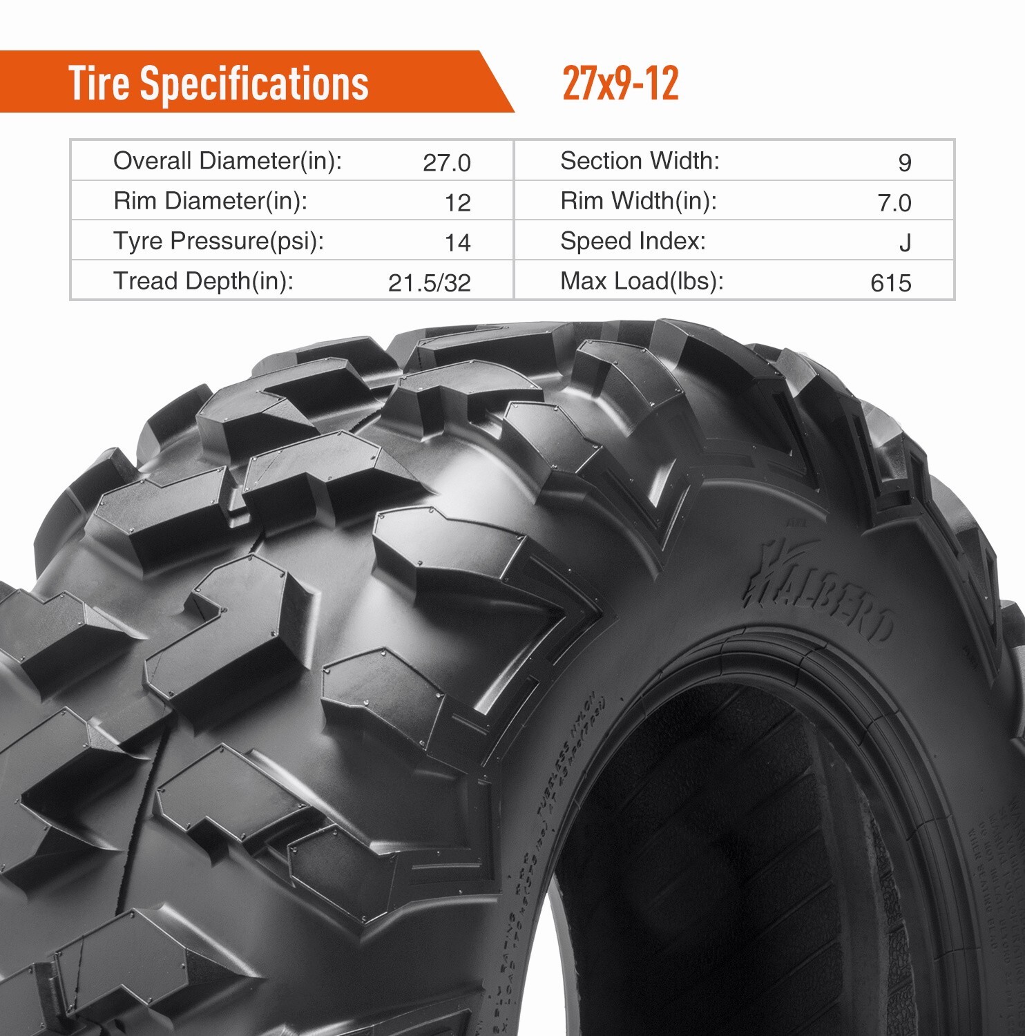 Set Of 4 27X912 27X1112 ATV UTV Tires 6Ply 27X9x12 27X11x12