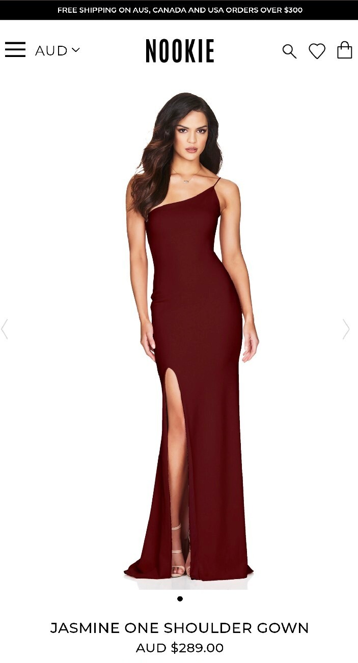 Nookie Jasmine Muscat Gown Dress Brand New With Tag Size M eBay