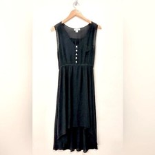 Cotton On 100% Viscose Black High-Low Midi size Small