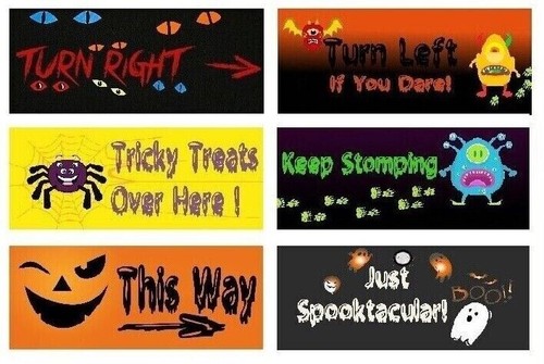 Happy Halloween Trick Treat Banner Bunting Party Garland Hanging Decoration sign - Picture 38 of 47