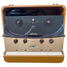 Video Test• Silvertone Deluxe Portable R2r Tape Recorder Hifi Brown Case 6074
