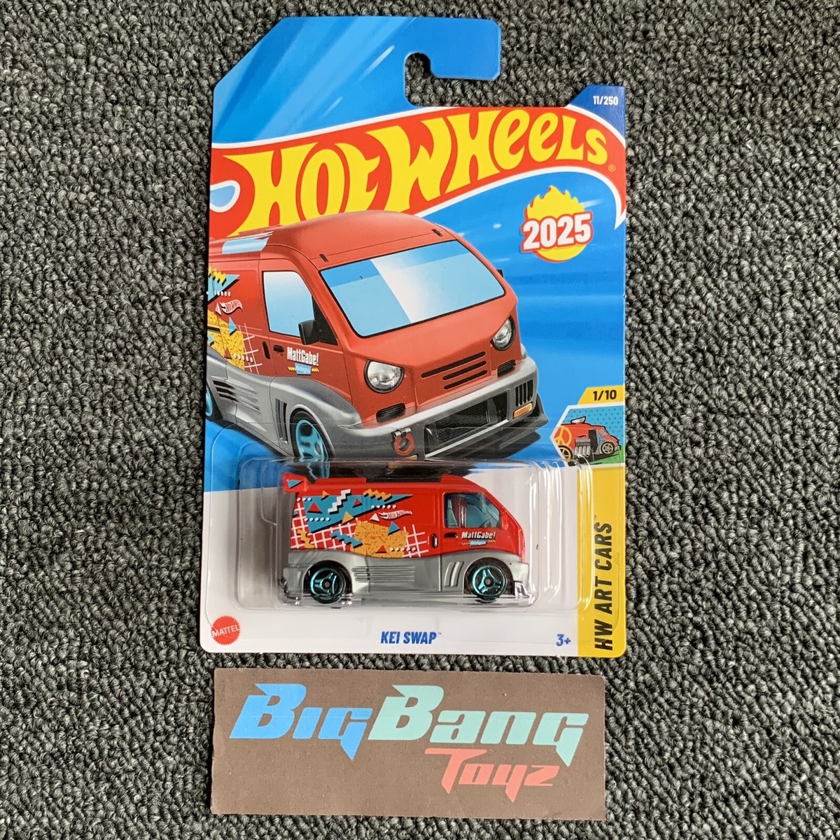 Hot Wheels Kei Swap Red #11 Mainline 2025 Case A (In-Stock) New