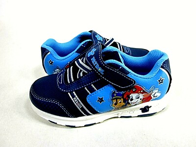 Nickelodeon Paw Patrol Boys Navy Toddler Shoe Size 11 (right shoe doesnt  light)