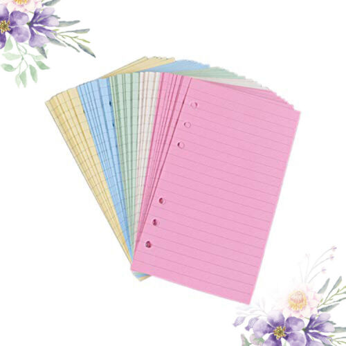 6 Hole Diary Refills Ruled Lined Paper Notebook Loose-leaf Paper Note Paper
