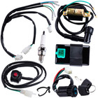 Wiring Loom Harness Kill Switch Ignition Coil Cdi Box Spark Plug Rebuild Kit for