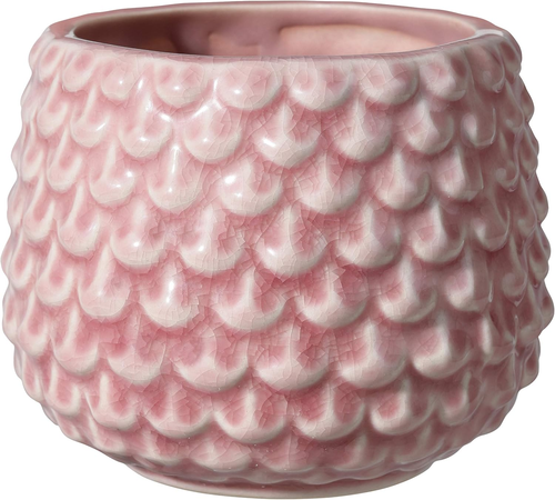 Bloomingville Blumentopf Pinecone - Grauer Keramik Übertopf 16,5cm