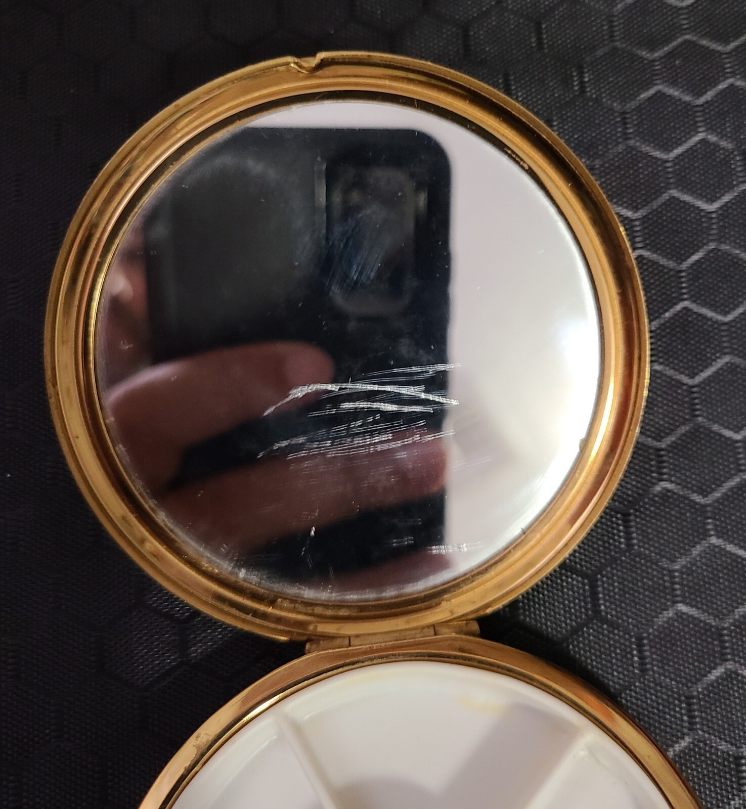 Vintage Kaywoodie Eve Lighter Japan/Stratton England Mirror Compact