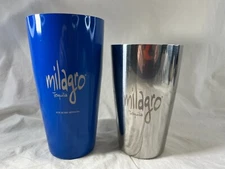 Milagro Tequila mixed drink shaker Boston 2 pieces home bar man cave drinking