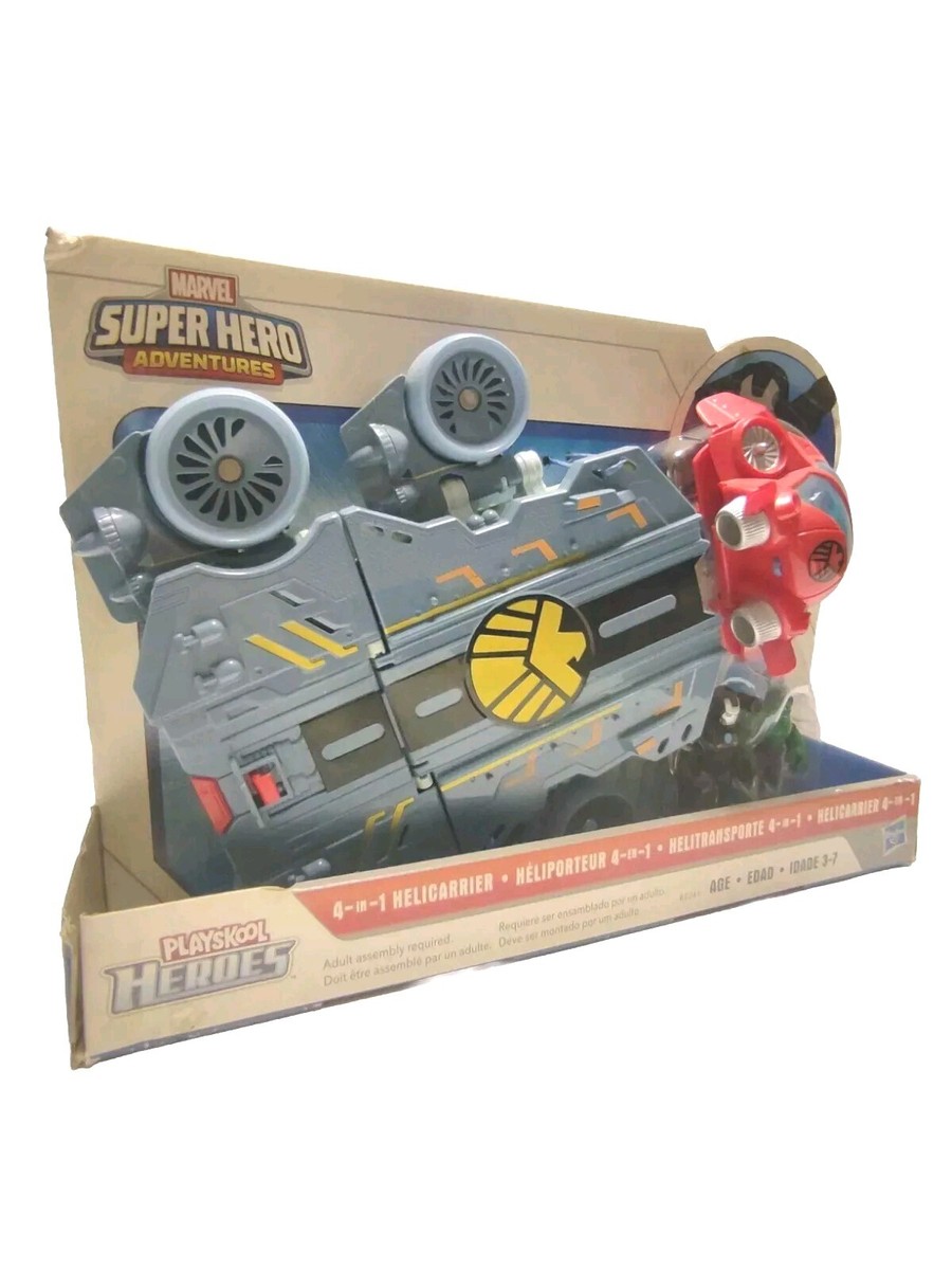 Playskool Heroes Marvel Super Hero Adventures Ironman Helicarrier