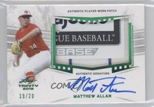 2019 Leaf Trinity Patch Auto Green 19/20 Matthew Allan #PA-MA1 Patch Auto nd3