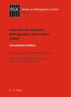 De Gruyter | Isbd: International Standard Bibliographic Description | Buch