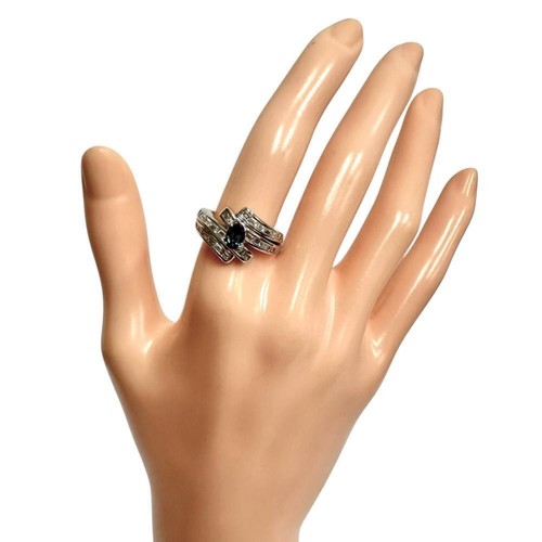Anillo de alejandrita de 0,36 quilates de diamante total de 1,06 quilates... - Imagen 7 de 10