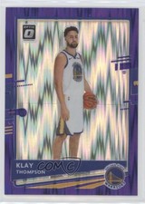 2020-21 Panini Donruss Optic Purple Shock Prizm Klay Thompson #49 0h5y