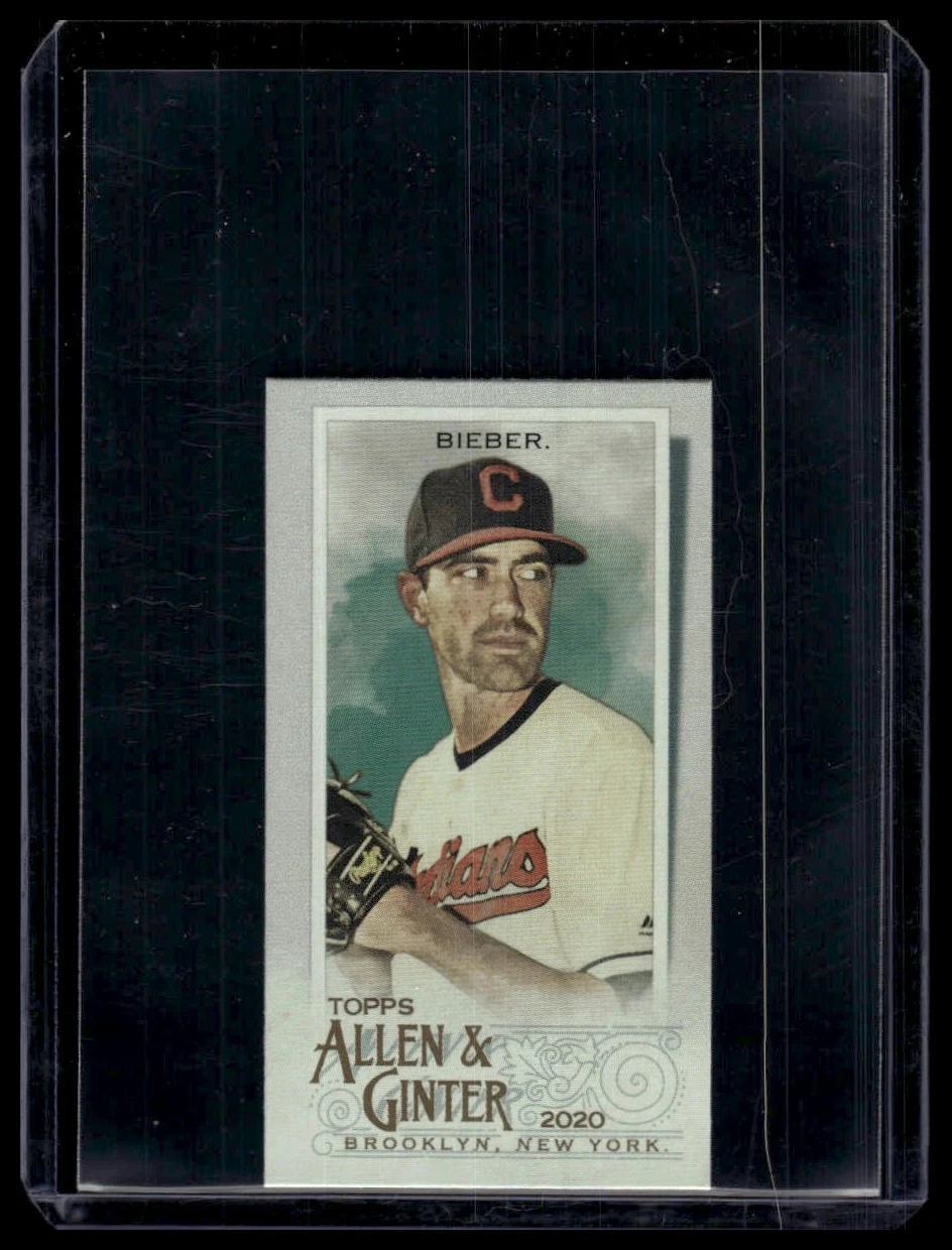 Shane Bieber trading card