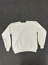 Vintage 90s Champion Reverse Weave Sweatshirt White Blank Adult XL 18-20 USA