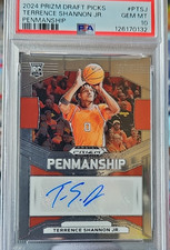 Panini 2024-25 Prizm Penmanship Terrence Shannon Jr. #P-TSJ Illinois RC Auto