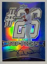 Taylor Ward 2015 Leaf Metal Draft Top Picks Blue Rookie Auto #d 23/25 #26 Rc