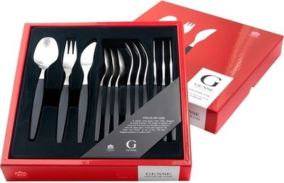 Gense Focus De Luxe cutlery set 12 pieces Stainless Steel 18/8 Made in Sweden