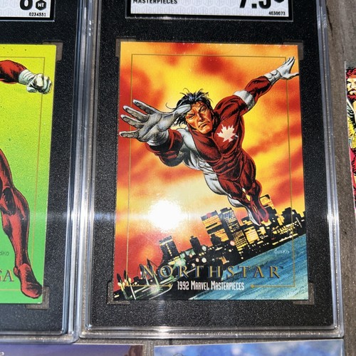 Enorme lotto carte Marvel classificate SGC Deadpool Morbius Cage più carte collezionabili bonus - Foto 15 di 23