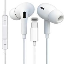 Wired Type-C Earphones, 2026 Upgraded Version, Hifi, With Microphone, Remote Co