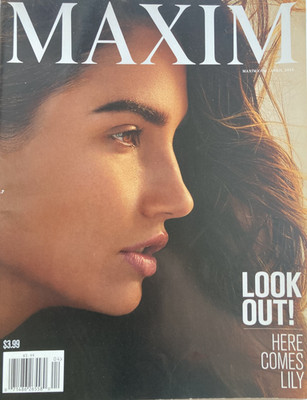 LILY ALDRIDGE April 2015 MAXIM Magazine MADS MIKKELSEN / ALICIA VIKANDER +++