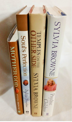 Sylvia Browne Books Lot of 4 Psychic Interest 3 HC / 1 Ppb Spiritualist Advice