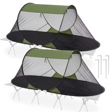 2 Pack Pop up Mosquito Tent for Camping 1 Person Instant Setup Foldable Bug N...