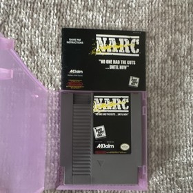 NARC by Acclaim Nintendo NES NTSC-U/C Game Cartridge Manual Included
