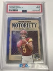 JAYDEN DANIELS 2024 MOSAIC NOTORIETY ROOKIE COMMANDERS RC PSA 9
