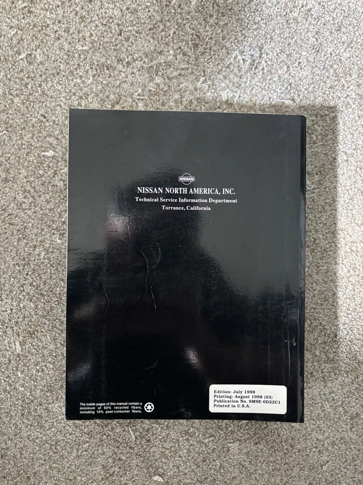 Workshop Manual / Service Manual Nissan Frontier Pick-Up D22 3.3L VG 1999 - Image 2 of 2
