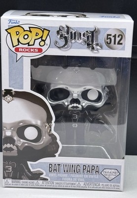 Funko Pop! Rocks Ghost Bat Wing Papa #512 Diamond Glitter  Free Shipping