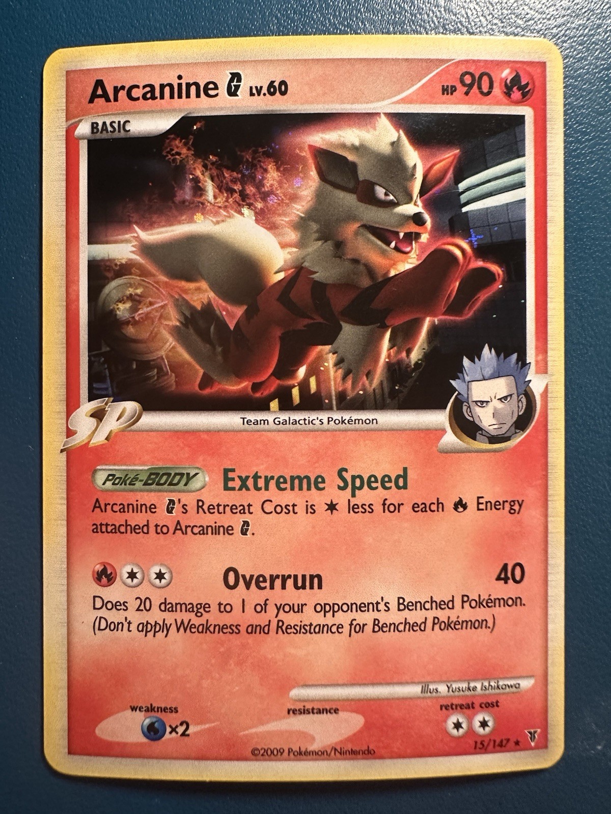 Arcanine G 15/147 Pokemon Platinum Supreme Victors 2008 Rare LP