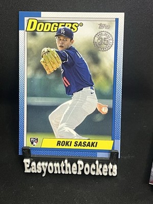 2025 Topps Series 2 Throwback Roki Sasaki (RC) #9082-37 Dodgers 