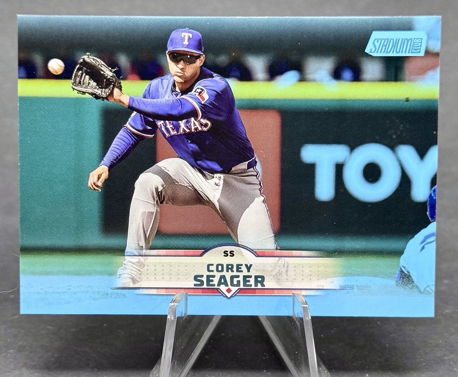 2025 Topps Stadium Club - Corey Seager #116 Light Blue Parallel