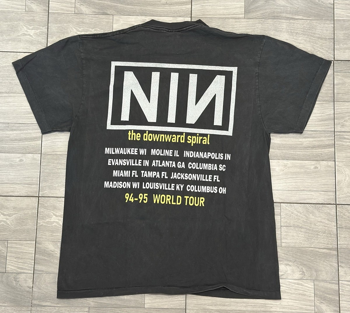 ツアー94-95 ナインインチネイルズ tシャツ ヴィンテージ 90年代 Tour 